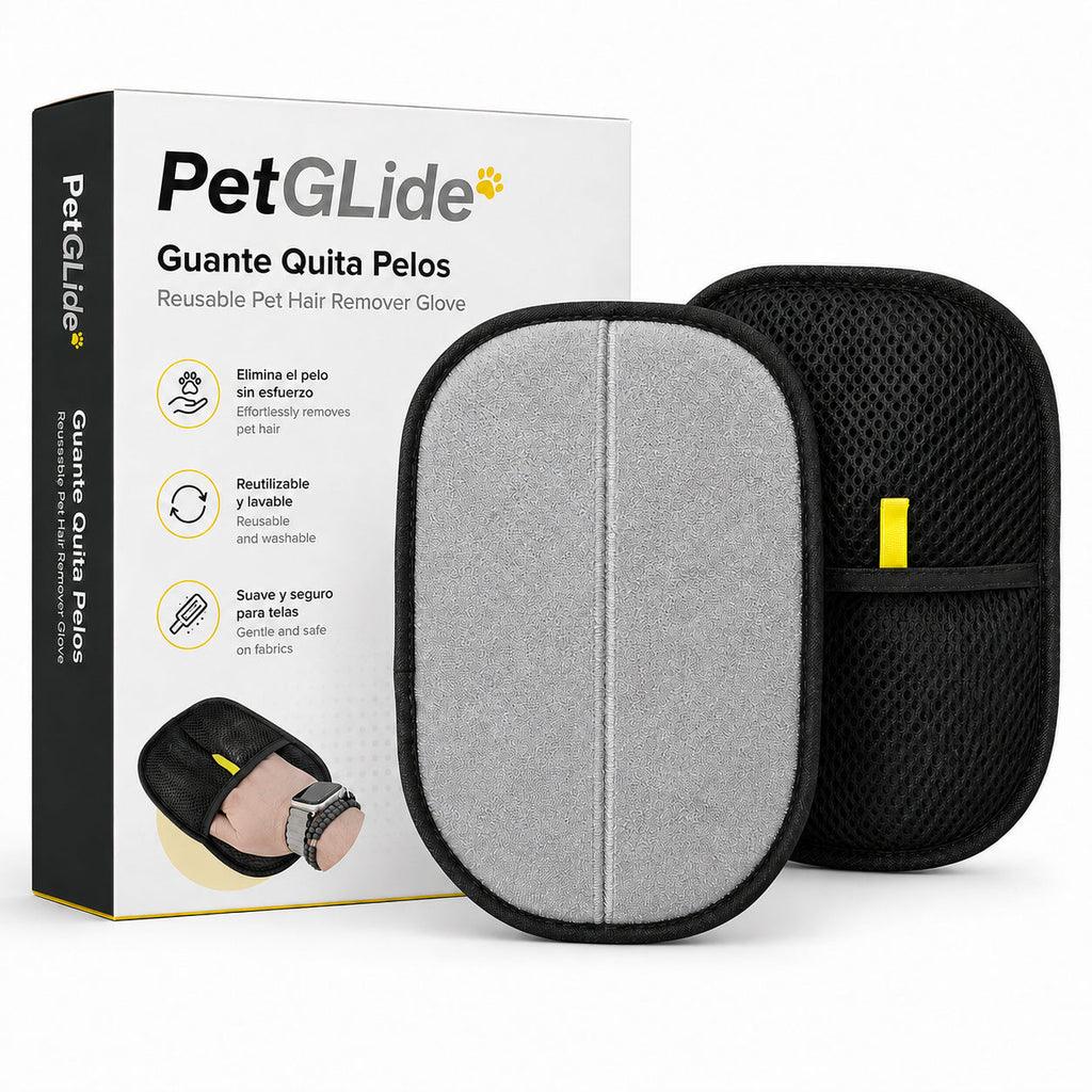 Guante Quita Pelos y Pelusa para Ropa, Sillones y Auto